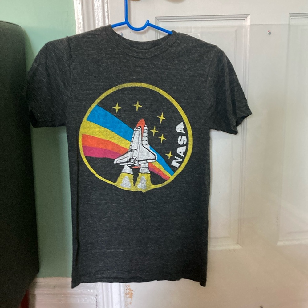 NASA Graphic Tee with Space Shuttle Design